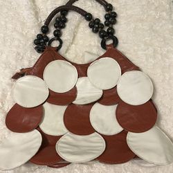 Unique Fashion Purse Circle Themed Medium Sized