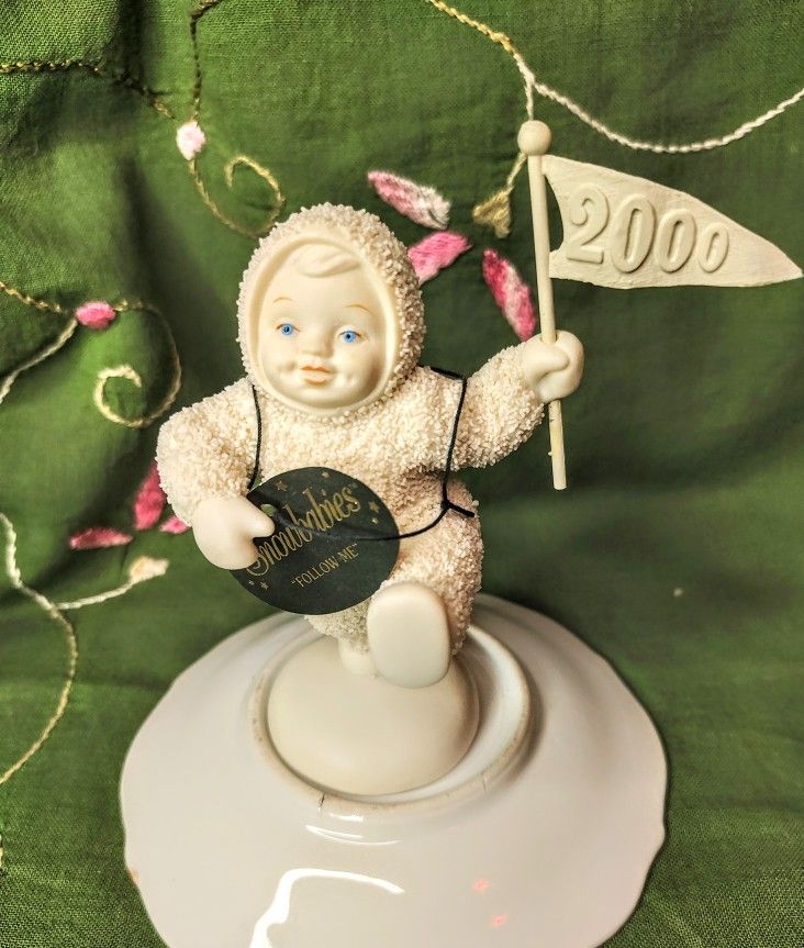 Dept. 56 Snowbabies, "Follow Me" Figurine With Tags