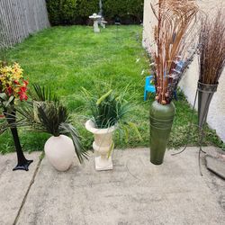 Vases Artificial Flowers & Greens