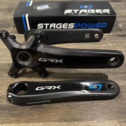 Shimano GRX Crankset With Stages Powermeter 