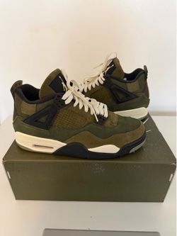 Jordan 4 “Craft medium olive” size 9.5