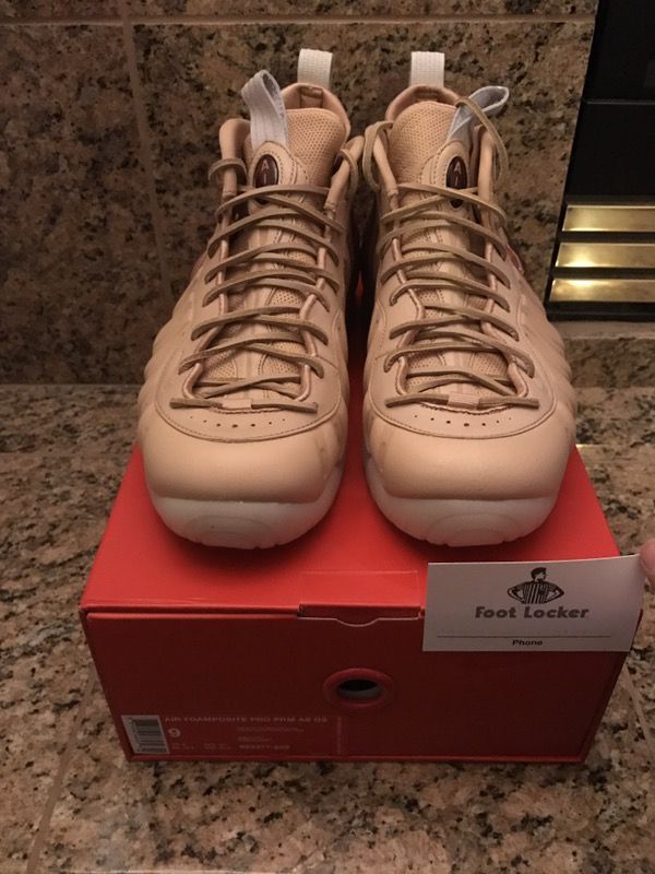 NIKE FOAMPOSITE ALL STAR QUICK STRIKE VACHETTA TAN EDITION SIZE