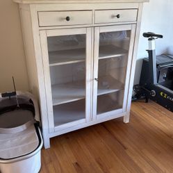 White Distressed Cabinet