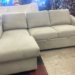 sectional sofa with a chaise lounge. 