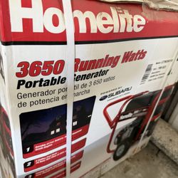 Potable  Generator  Homelite 3650 Running Watts