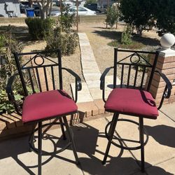 4 Metal Chairs