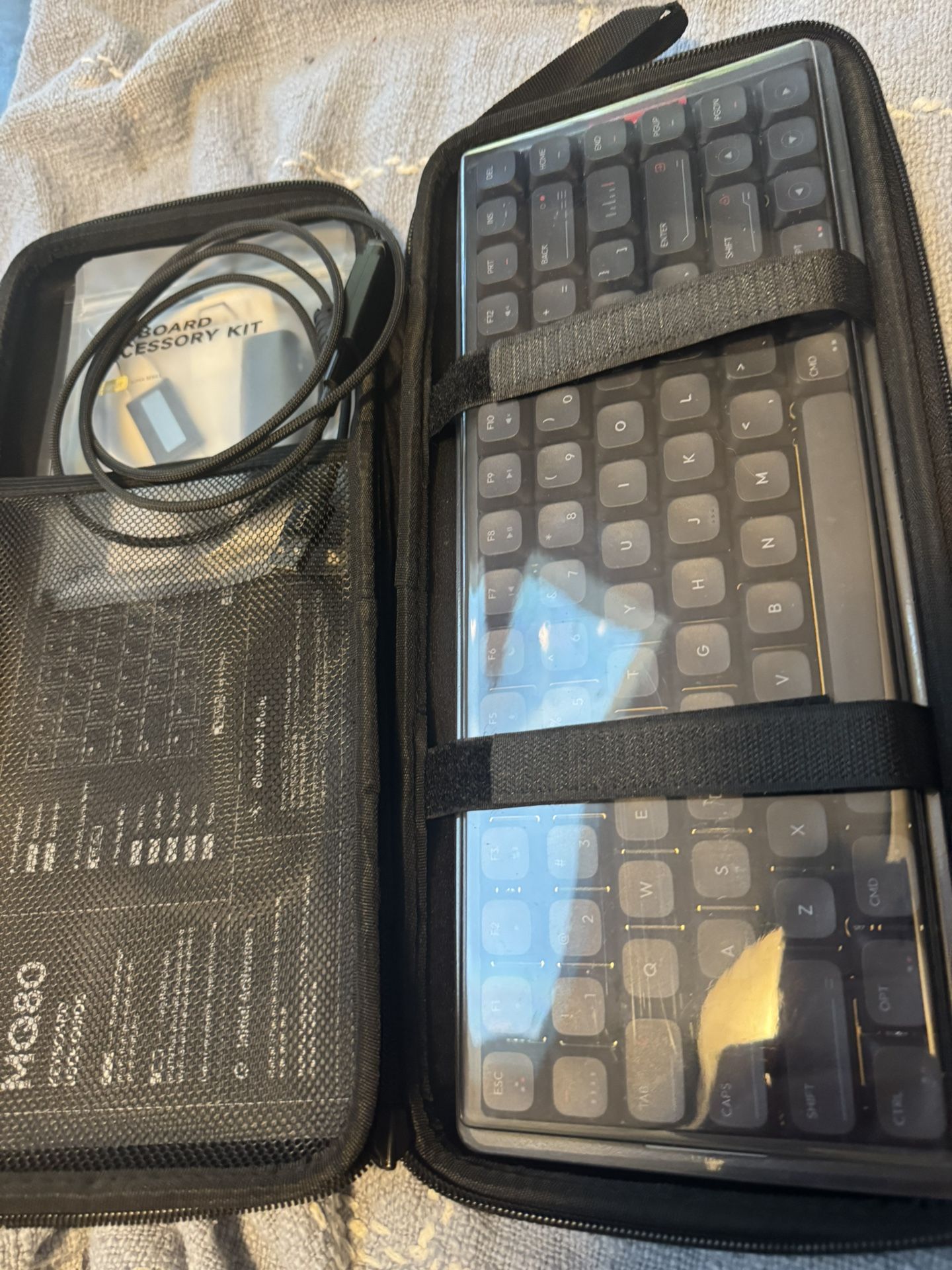 IQUNIX MQ80 Mechanical Keyboard – Open Box New, Aluminum Body, Tri-Mode (Bluetooth/2.4G/USB-C), Hot-Swappable RGB