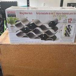 Wavy Wine Rack 