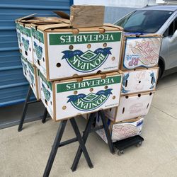 13 Boxes Of Firewood Lumber, Price Is For All