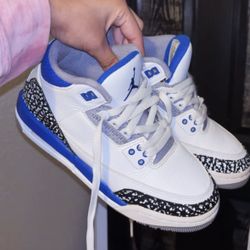 Jordan 3s Racer Blue 5Y