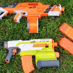 2 Nerf Guns Rare Colors