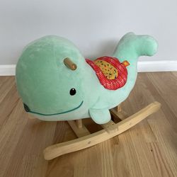 B. toys Wooden Ride-on Rocking Whale