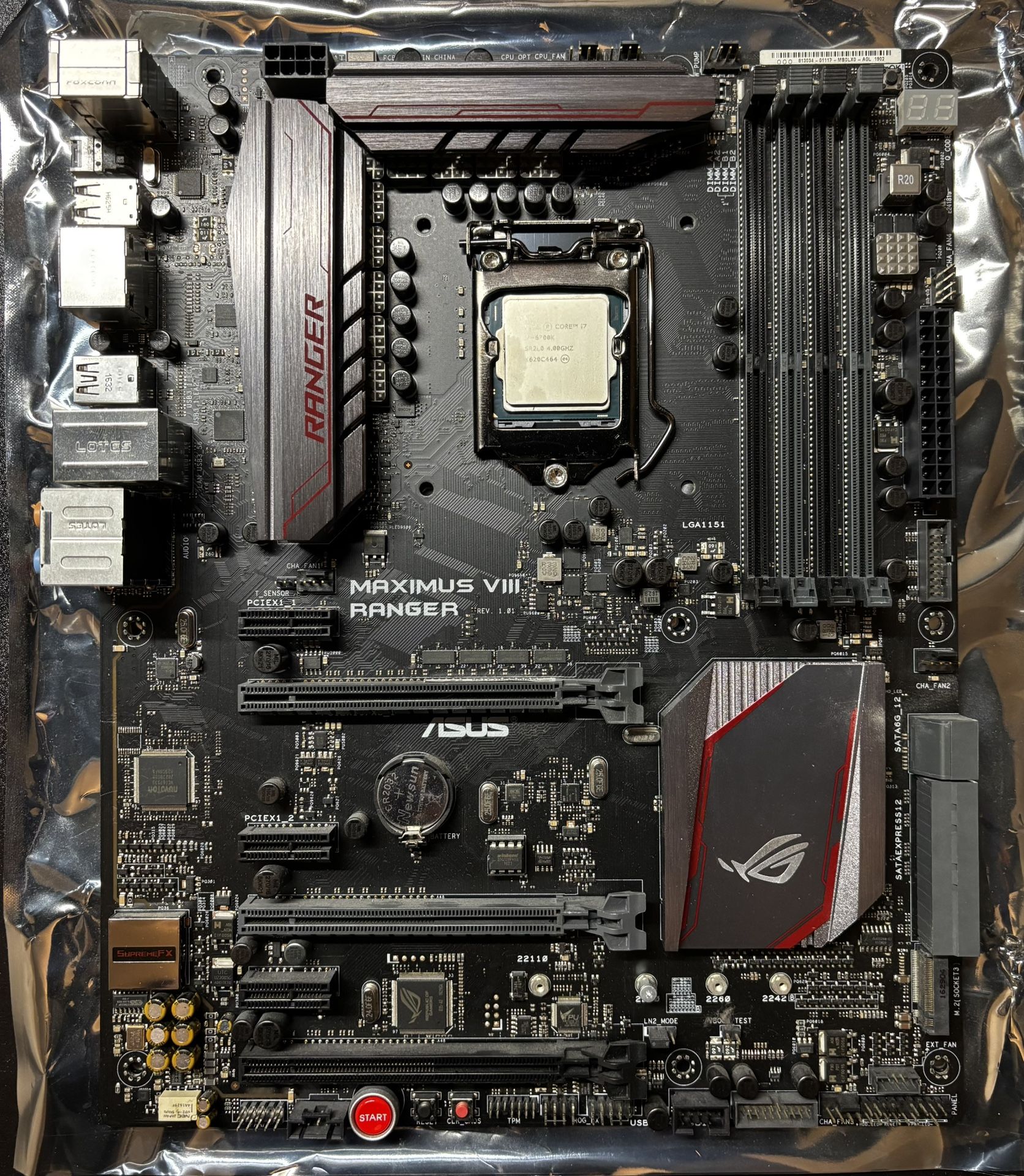 ASUS Maximus VIII with Intel i7 6700K (SEE DESCRIPTION)