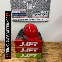 LIFT DAX Full Brim Hard Hat Red/BLK **(FINANCIAMOS/WE FINANCE)**