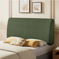 Corduroy Olive Green Headboard