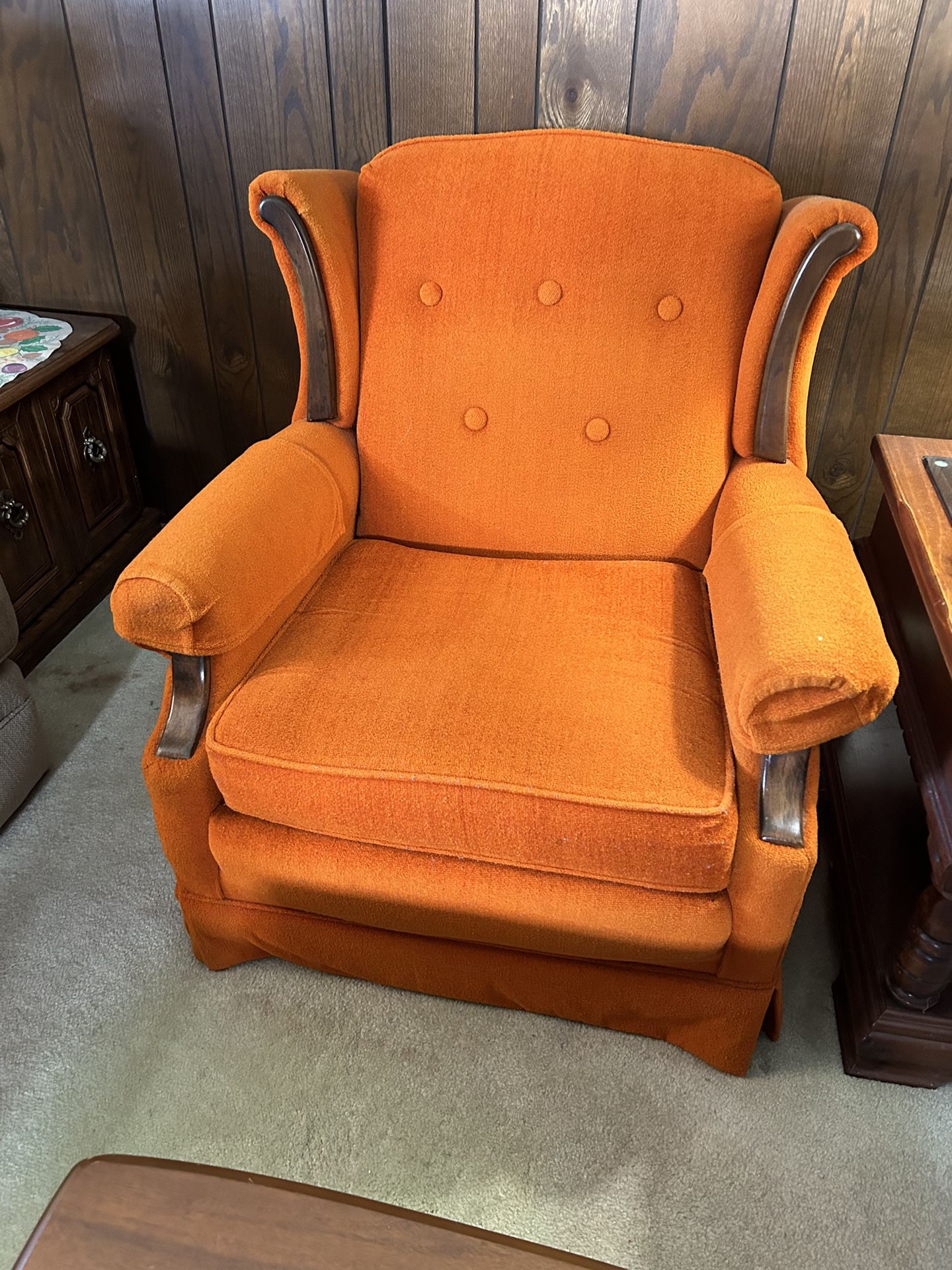 Retro Orange Chair