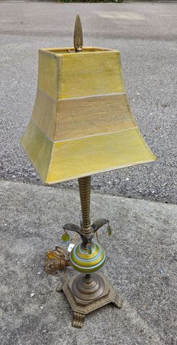 Lamp 24"h Blown glass