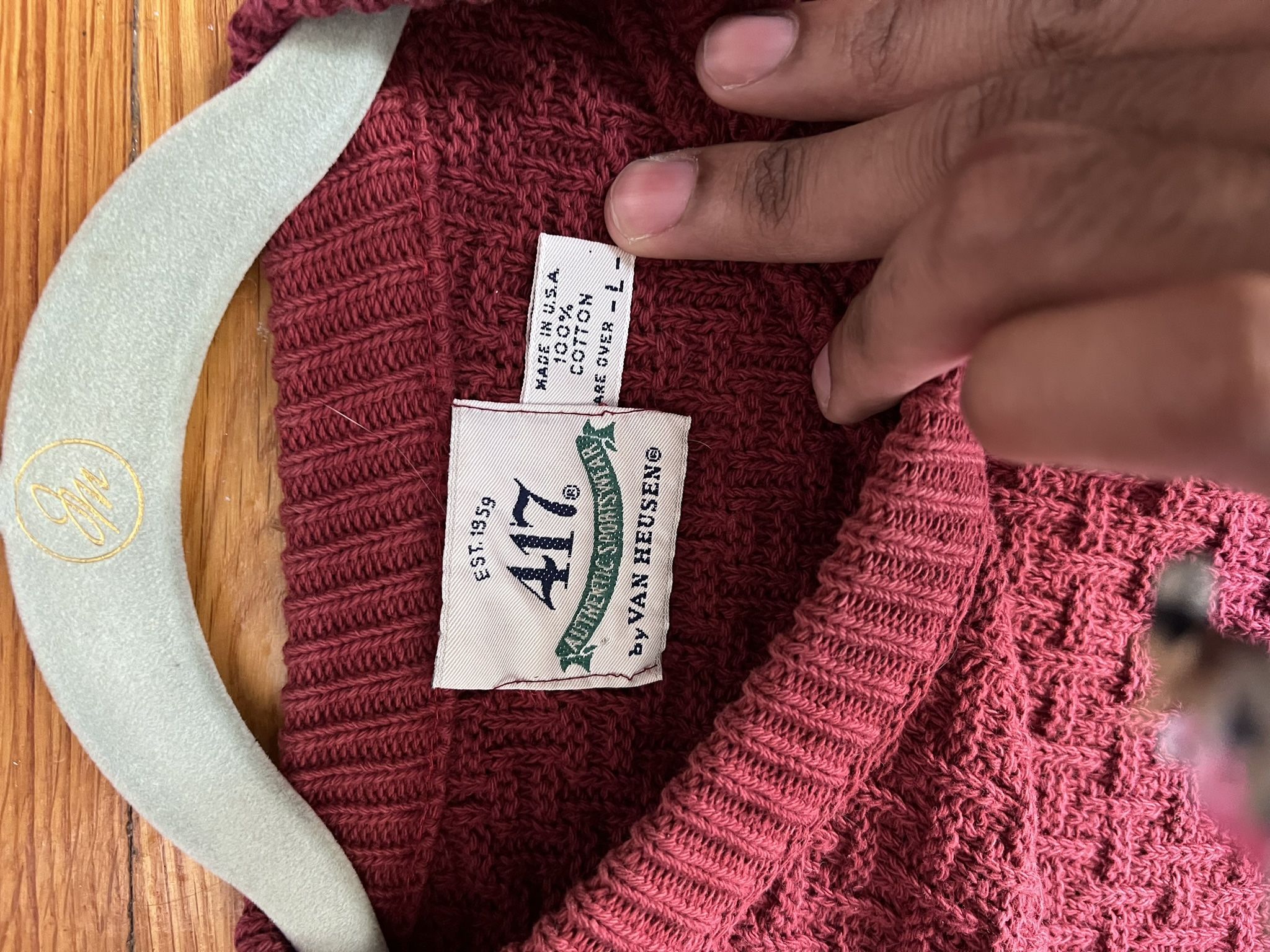 Van Heusen Sweater red [NEGOTIABLE]