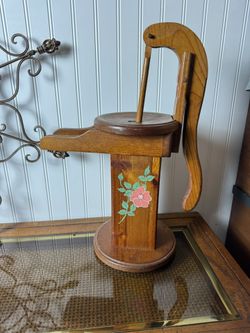 Vintage Wooden Hand Made Water pump 