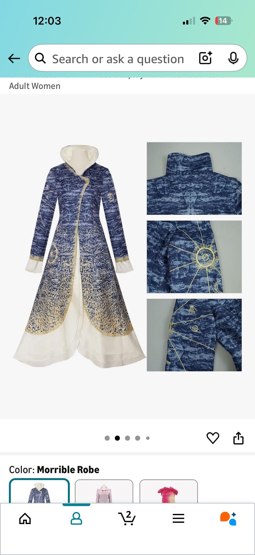 Madem Morrible Costume (S)