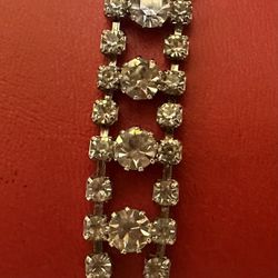 Beautiful Vintage Rhinestone Bracelet 