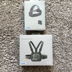 GoPro Accessories: Chest & Head Mount