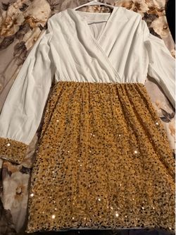 Golden Sequin dress