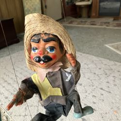 Antique Handmade Hispanic Puppets