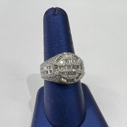 10k Gold Diamond Mens Ring 