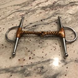 Copper Twisted Snaffle bit