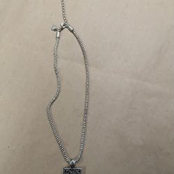 Vintage Cookie Lee Necklace With Ornament Square Pendant From 1980's $20 Or Best Offer