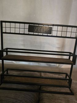 Rae Dunn Spices Tiered Spice Rack