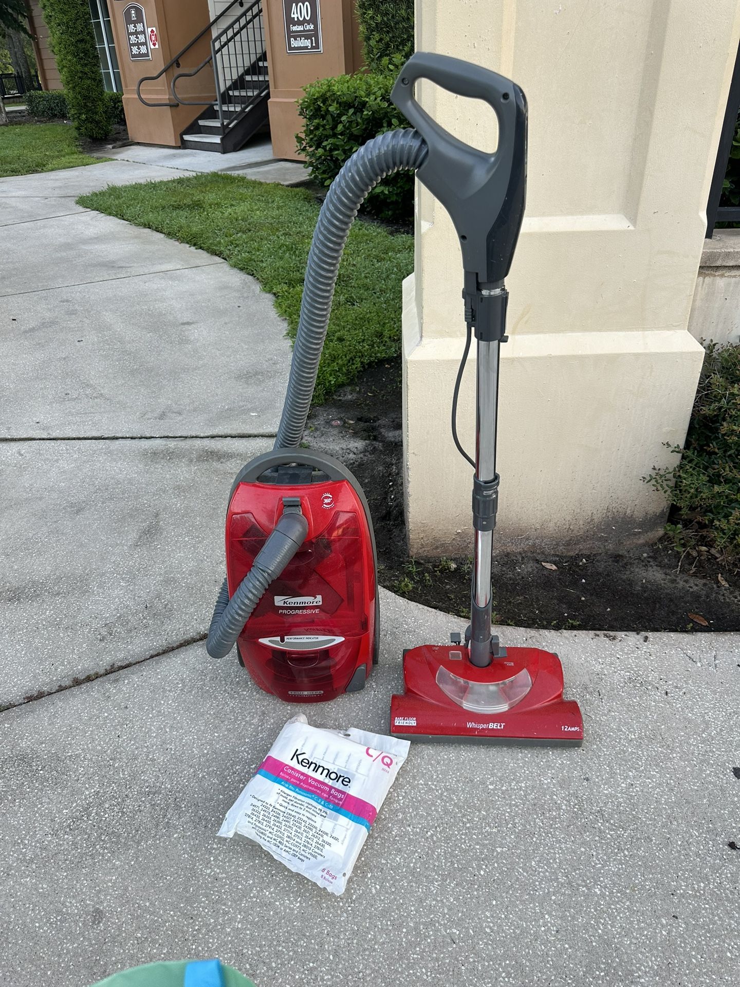Kenmore Progressive 360 True HEPA Model 116 Canister Vacuum RED