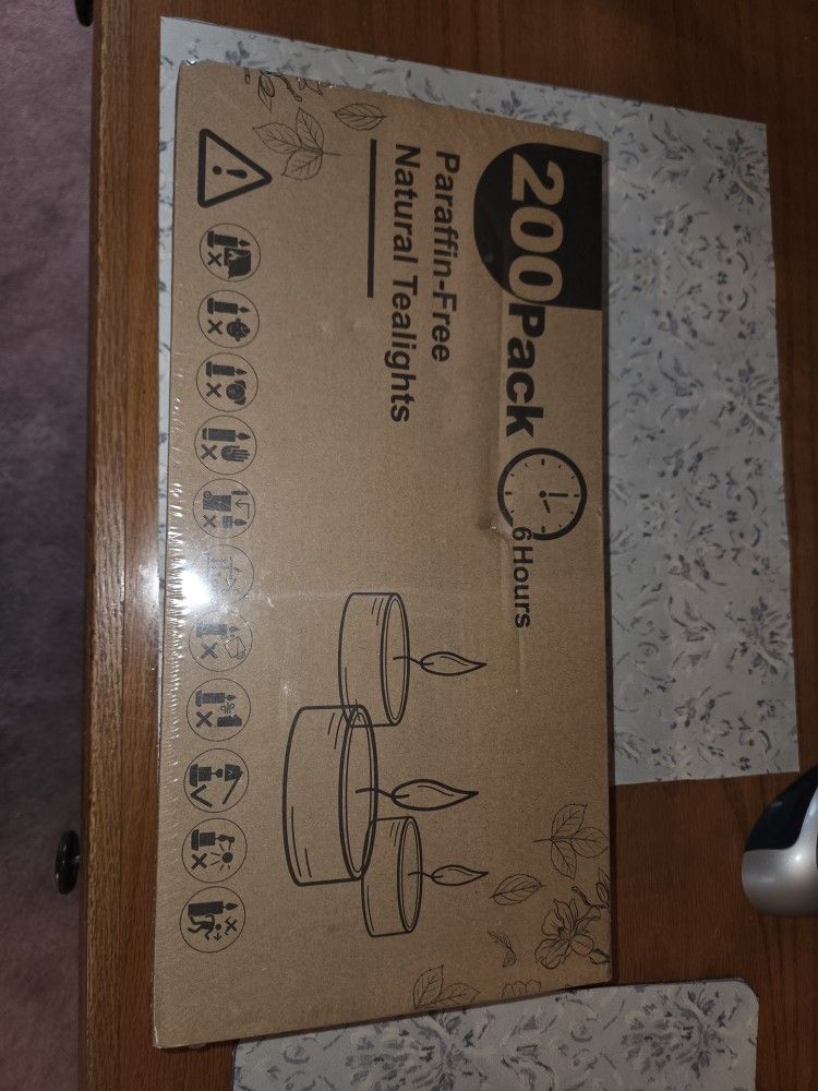 Brand new never open 200. Candles..