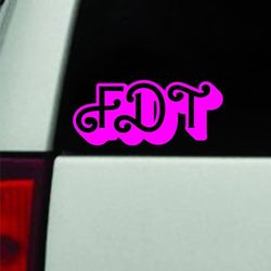Fdt Car Decal Bumper Sticker Window Mirror Funny