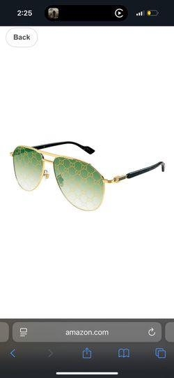 Gucci Aviator  Sunglasses GG1220s Green Gradient Lenses 