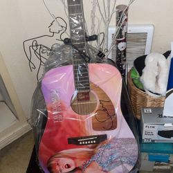 Taylor Swift Signed Guitar From Eras Tour AUTHENTIC 