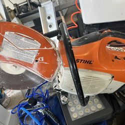 Stihl TS 420 concrete cutting saw with blade excellent condition 750 firm