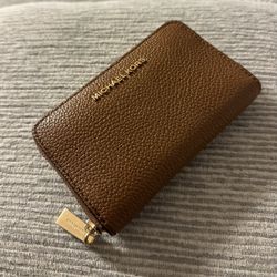 Michael Kors Small Leather Brown Wallet 