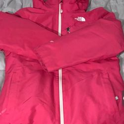 North Face Girls Lg Pink Jacket