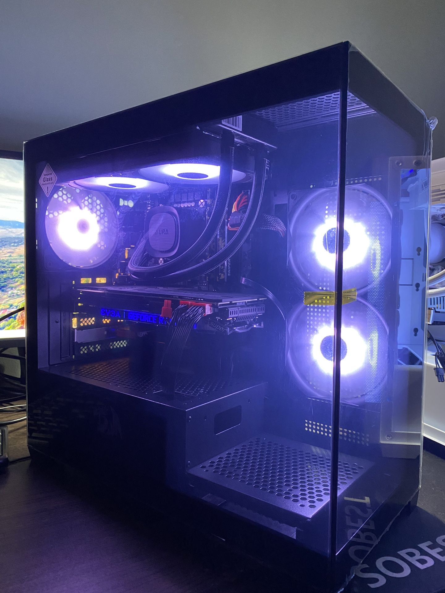 Custom Built Gaming PC, Intel Core i5-14400F, NVIDIA RTX 2070 SUPER, 16GB DDR4, 1TB SSD
