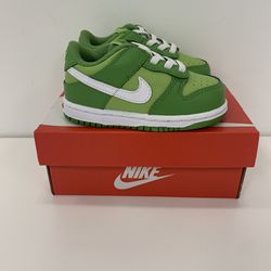 Nike Dunk Low TD - Chlorophyll - Toddler Size 6C - Brand New 