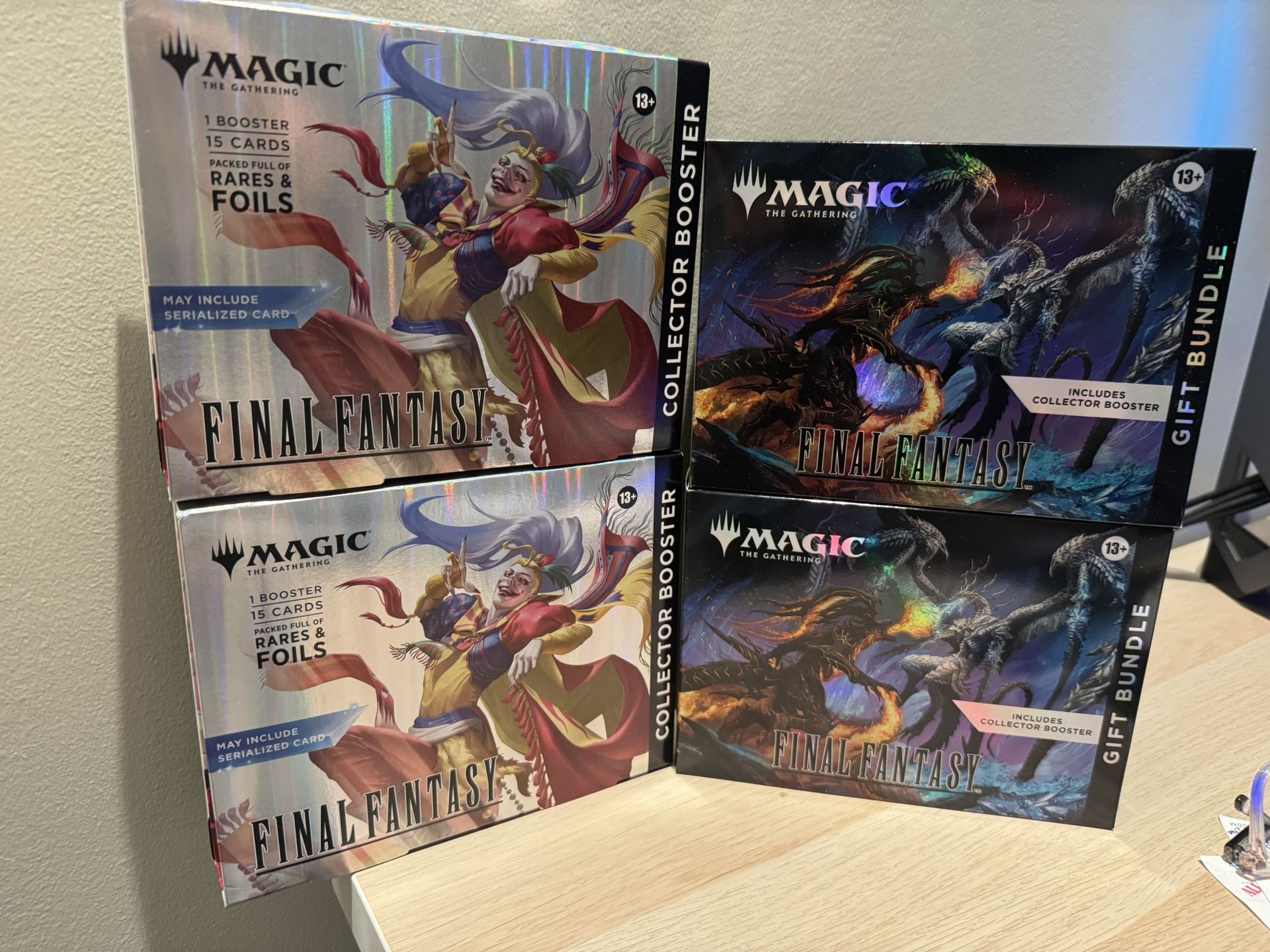 Magic The Gathering Final Fantasy Collector Booster And Gift Bundle