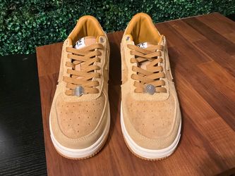 A Bathing Ape Bape Sta Low - Beige Suede - 11