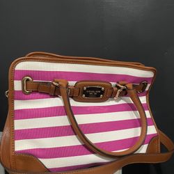 Michael Kors Pink & White Tote  