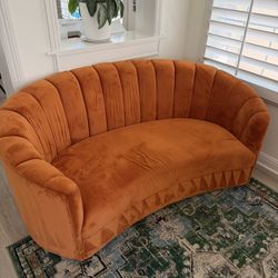 Seashell loveseat sofa 