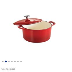 5.5 Qt Enameled Cast Iron Dutch Oven