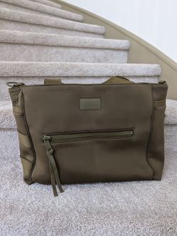Dagne Dover Olive Green Neoprene Diaper Bag