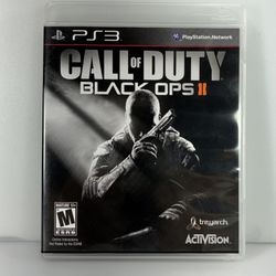 Call of Duty: Black Ops II Sony PlayStation 3 Activision  2012 Complete w/Manual