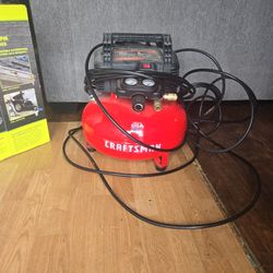 Craftsman air compressor/porter Nail Gun